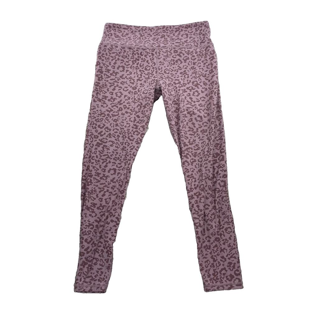 Athleta Women Leggings Large Animal Print Elation Ultra High Rise 27 Inseam 66-7